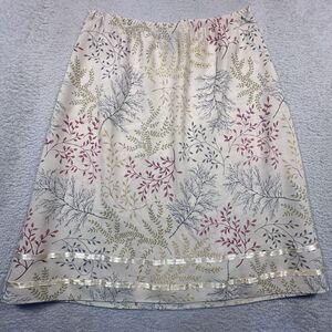 Vintage Y2K 90s Tailor B. Moss Pencil Skirt Women 8 Cream Background Made in USA